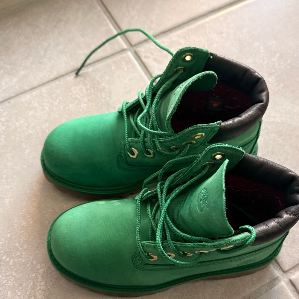 Timberland Green Kids Boots